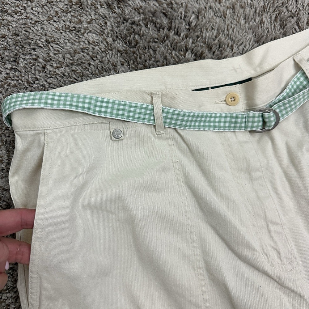 NWT Lauren Ralph Lauren Beige Khaki High Waist Cropped Chino Pants Size 20W - Picture 5 of 9